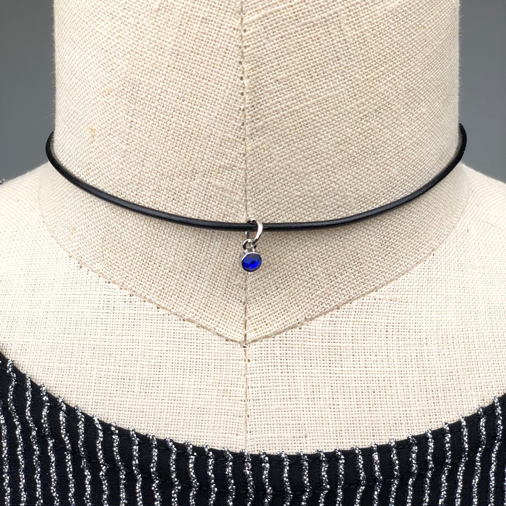 December “Zircon” Birthstone Choker Necklace